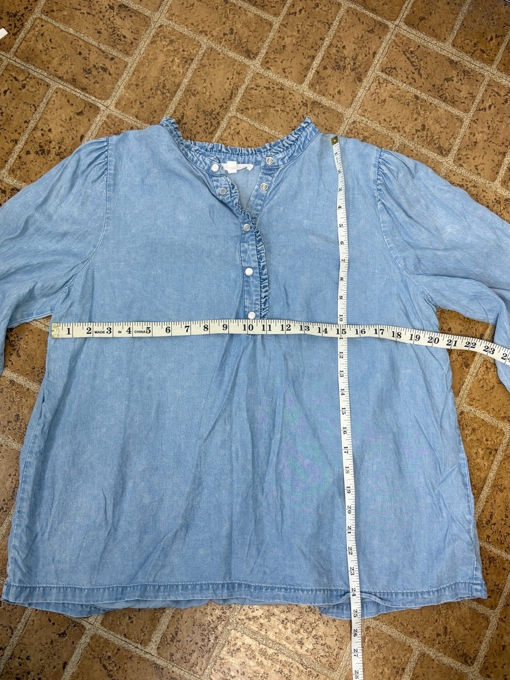 Jane + Delancey Chambray Top - Picture 8 of 8